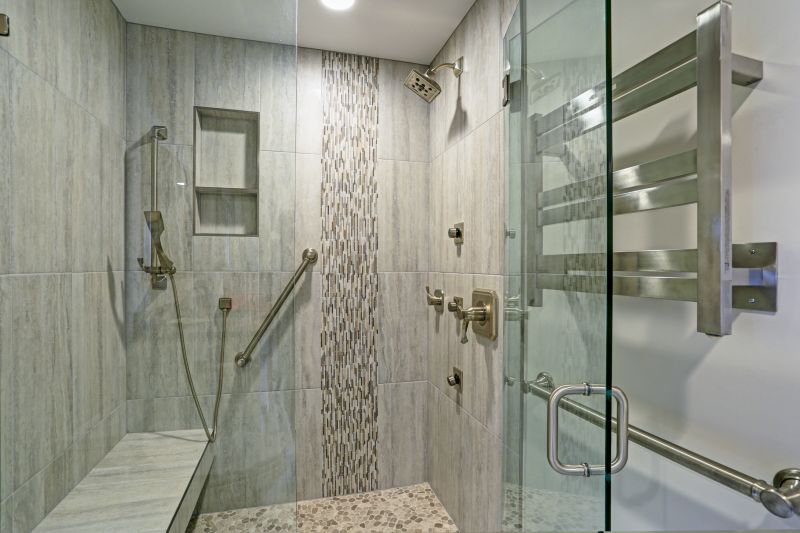 Minimalist Shower with Matte Finish Fixtures