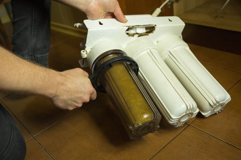 Filter and Resin Bed Setup